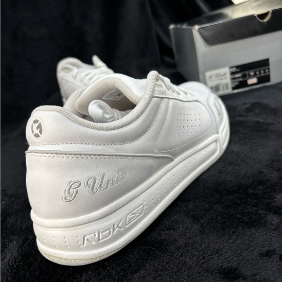 Reebok G Unit White Sneakers G Unit Reebok G6 Ill WHT/WHT/S GRY - Picture 1 of 8
